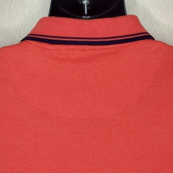 VINTAGE Y2K PGA Tour Men's XL Polo Golf Shirt Knit Pocket Logo Short Sleeve Red - Picture 8 of 9